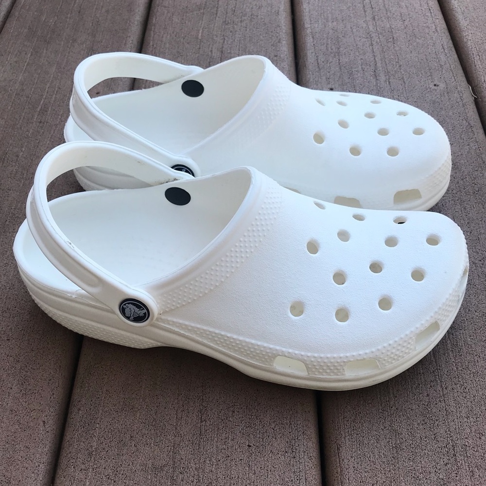 White Crocs